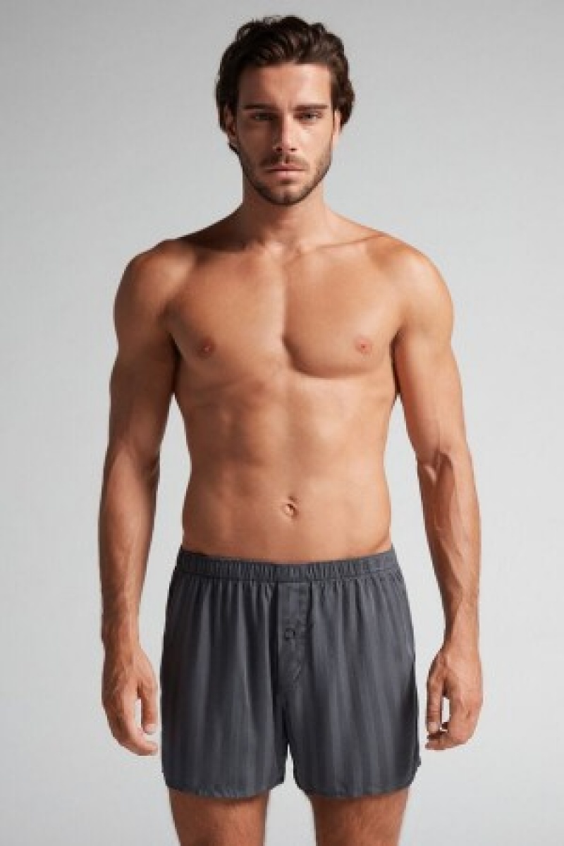 Intimissimi Woven Modal Boxers Grijs | NLNZX85391